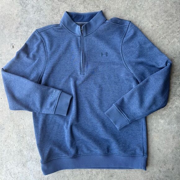 MENS UNDER ARMOUR 1/2 ZIP PULLOVER SIZE MEDIUM - Picture 1 of 3
